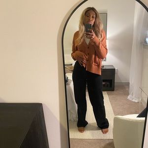 Target Cropped Burnt Orange Cardigan